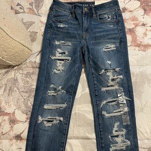 American Eagle Hi-Rise Crop Jegging NWT